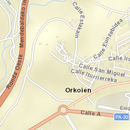 Orkoien Street Map