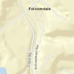 Folsomdale New York Street Map