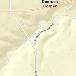 Frost Hollow New York Street Map