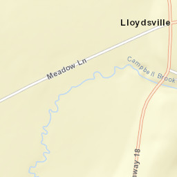 Lloydsville New York Street Map