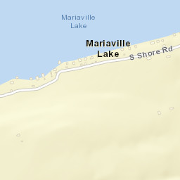 Mariaville Lake New York Street Map