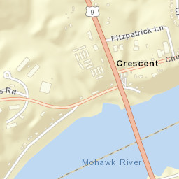Crescent New York Street Map