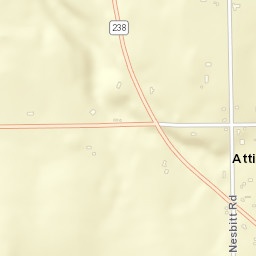 Attica Center New York Street Map