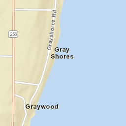 Gray Shores New York Street Map