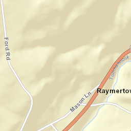 Raymertown New York Street Map