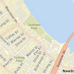 Newburyport Street Map