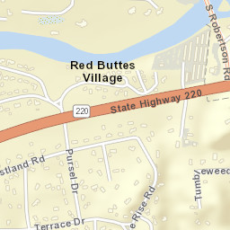 3801-3927 South Robertson Road, Casper Street Map