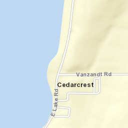Cedarcrest New York Street Map
