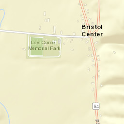Bristol Center New York Street Map