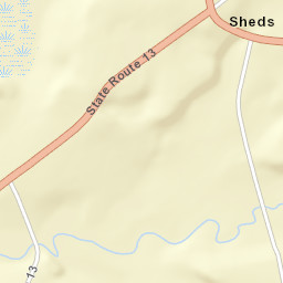 Sheds New York Street Map