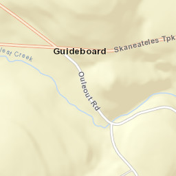 Guideboard New York Street Map