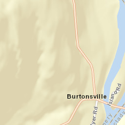 Burtonsville New York Street Map