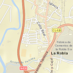 La Robla Street Map