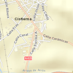 Cistierna Street Map