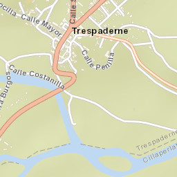 Trespaderne Street Map