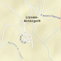 Lizoáin Street Map