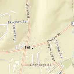 Tully New York Street Map