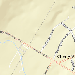 Cherry Valley New York Street Map