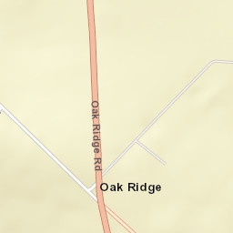Oak Ridge New York Street Map