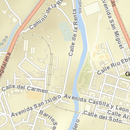 Guardo Street Map