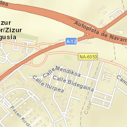 Cizur Mayor Street Map