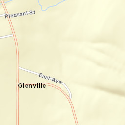 Hemlock New York Street Map