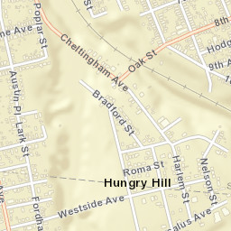 Hungry Hill New York Street Map