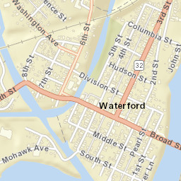 Waterford New York Street Map