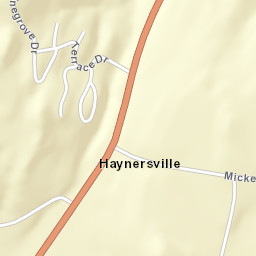 Haynersville New York Street Map