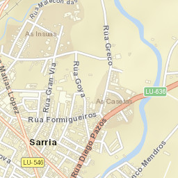 Sarria Street Map