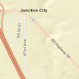 47092 South Dakota 50, Burbank, SD Street Map