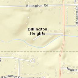 Billington Heights New York Street Map