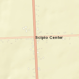 Scipio Center New York Street Map