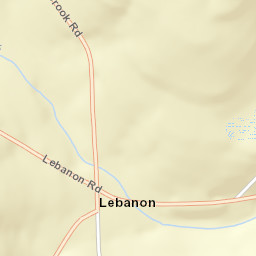 Lebanon New York Street Map