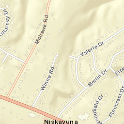 Niskayuna New York Street Map