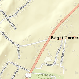 Boght Corners New York Street Map