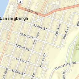 Lansingburgh New York Street Map