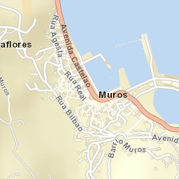 Muros Street Map