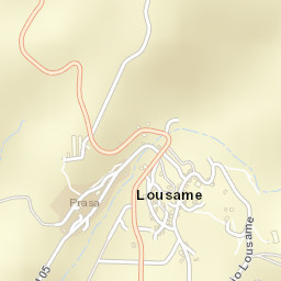 Lousame Street Map