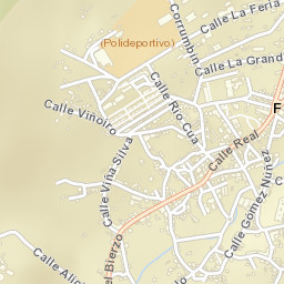 Fabero Street Map
