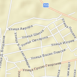Sungurlare Street Map