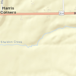 Harris Corners New York Street Map