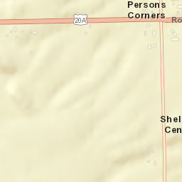 Persons Corners New York Street Map