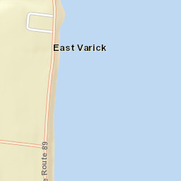 East Varick New York Street Map