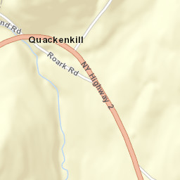 Quackenkill New York Street Map