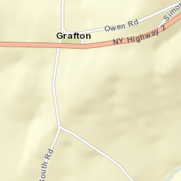 Grafton New York Street Map