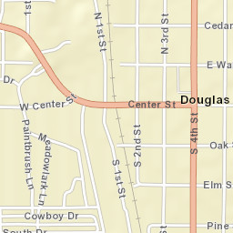 498 Center Street, Douglas, WY 82633 Street Map