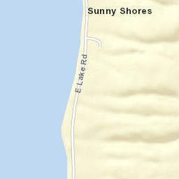 Sunny Shores New York Street Map