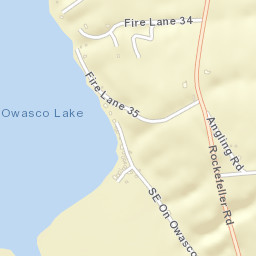 Southeast Owasco New York Street Map