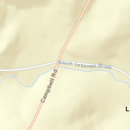 South Lebanon New York Street Map